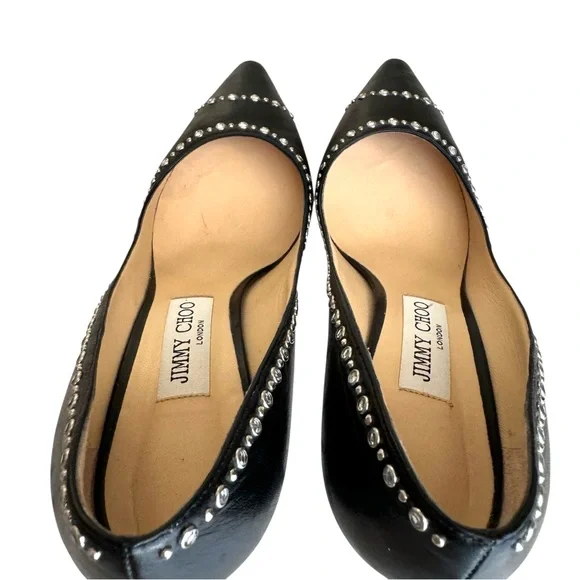 Jimmy Choo Romy 85 Pumps Black Leather
